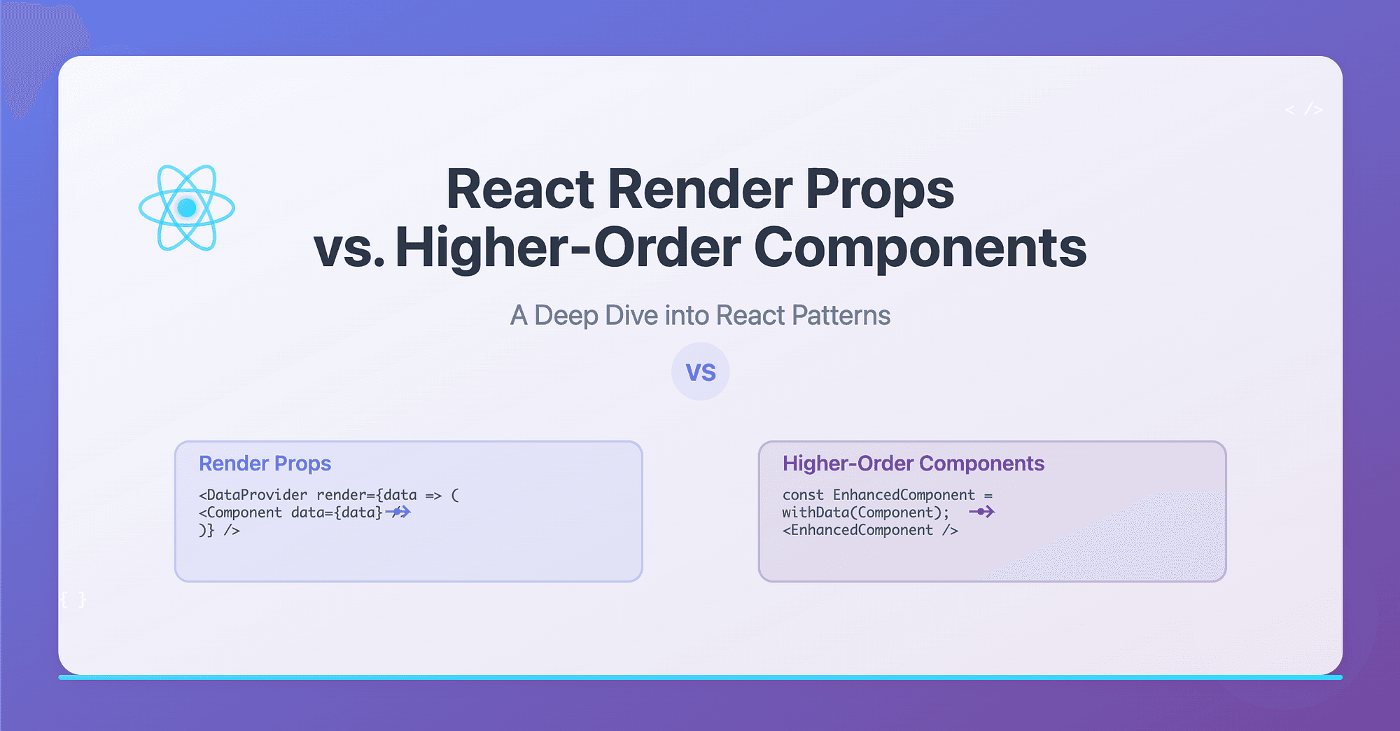 React Render Props vs. Higher-Order Components: A Deep Dive