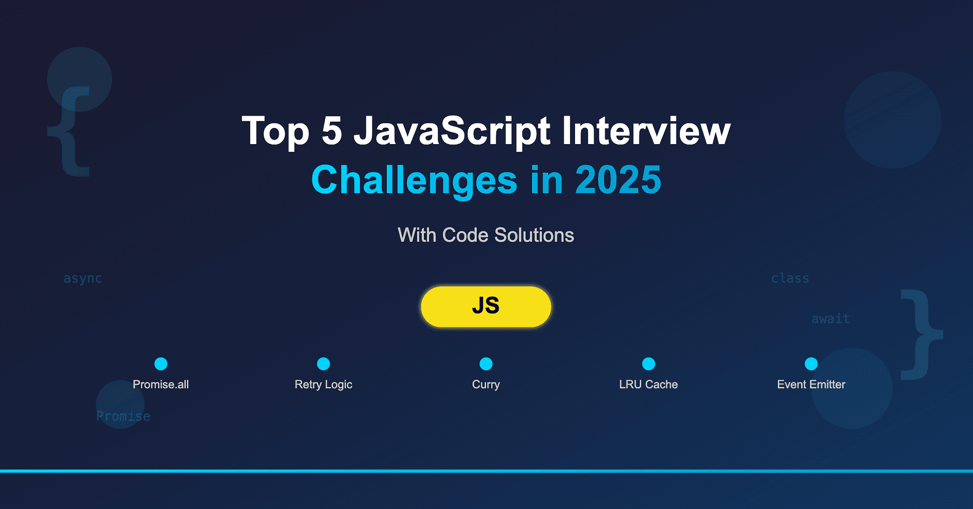 Top 5 JavaScript Interview Challenges in 2025 (With Code Solutions)